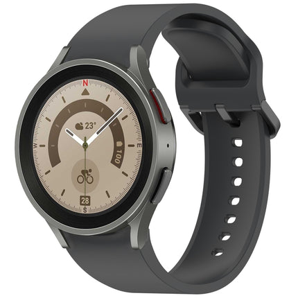 Solid Color Colorful Buckle Quick Release Silicone Watch Band, For Samsung Galaxy Watch 5 40 / 44mm, For Samsung Galaxy Watch 5 Pro, For Samsung Galaxy Watch 4 40 / 44mm, For Samsung Galaxy Watch 4 Classic 46 / 42mm - DealBuddy