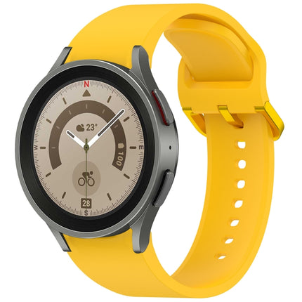 Solid Color Colorful Buckle Quick Release Silicone Watch Band, For Samsung Galaxy Watch 5 40 / 44mm, For Samsung Galaxy Watch 5 Pro, For Samsung Galaxy Watch 4 40 / 44mm, For Samsung Galaxy Watch 4 Classic 46 / 42mm - DealBuddy