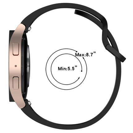 Solid Color Colorful Buckle Quick Release Silicone Watch Band