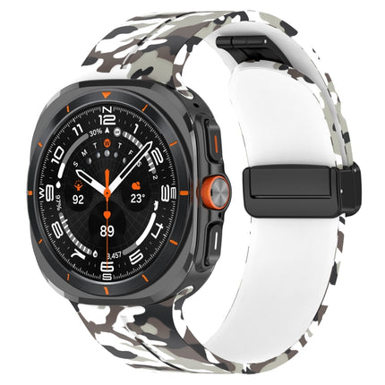 For Samsung Galaxy Watch Ultra 47mm Magnetic Folding Buckle Silicone Watch Band - DealBuddy