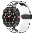 For Samsung Galaxy Watch Ultra 47mm Magnetic Folding Buckle Silicone Watch Band - DealBuddy