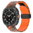 For Samsung Galaxy Watch Ultra 47mm Magnetic Folding Buckle Silicone Watch Band - DealBuddy