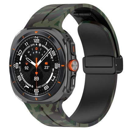 For Samsung Galaxy Watch Ultra 47mm Magnetic Folding Buckle Silicone Watch Band - DealBuddy