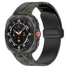 For Samsung Galaxy Watch Ultra 47mm Magnetic Folding Buckle Silicone Watch Band - DealBuddy