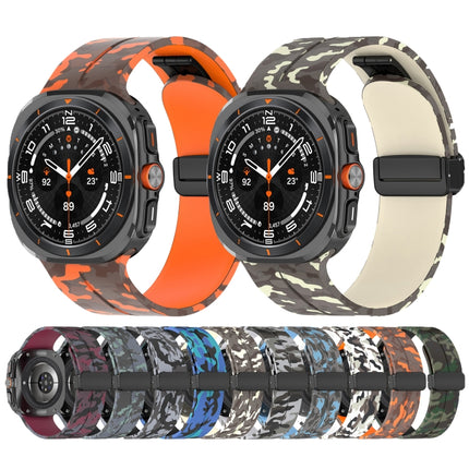 For Samsung Galaxy Watch Ultra 47mm Magnetic Folding Buckle Silicone Watch Band - DealBuddy