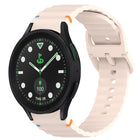 Wavy Grain Stitched Quick Release Silicone Watch Band, For Samsung Galaxy Watch 5 Golf Edition, For Samsung Galaxy Watch 5  44mm, For Samsung Galaxy Watch 5 Pro  45mm, For Samsung Galaxy Watch 5  40mm - DealBuddy
