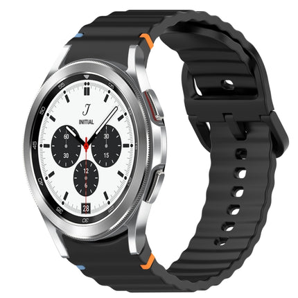 Wavy Grain Stitched Quick Release Silicone Watch Band