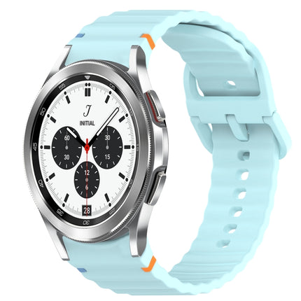 Wavy Grain Stitched Quick Release Silicone Watch Band