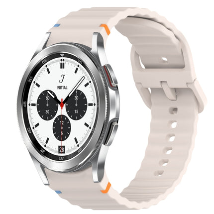 Wavy Grain Stitched Quick Release Silicone Watch Band