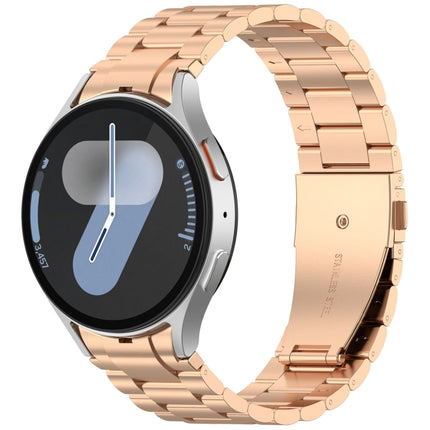 Three Beads Button Quick Release Metal Watch Band, For Samsung Galaxy Watch FE 40mm, For Samsung Galaxy Watch 7 40 / 44mm, For Samsung Galaxy Watch 6 Classic 43 / 47mm, For Samsung Galaxy Watch 6  40 / 44mm, For Samsung Galaxy Watch 5 40 / 44mm        ... - DealBuddy