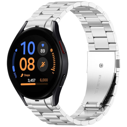 Three Beads Button Quick Release Metal Watch Band, For Samsung Galaxy Watch FE 40mm, For Samsung Galaxy Watch 7 40 / 44mm, For Samsung Galaxy Watch 6 Classic 43 / 47mm, For Samsung Galaxy Watch 6  40 / 44mm, For Samsung Galaxy Watch 5 40 / 44mm        ... - DealBuddy