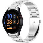 Three Beads Button Quick Release Metal Watch Band, For Samsung Galaxy Watch FE 40mm, For Samsung Galaxy Watch 7 40 / 44mm, For Samsung Galaxy Watch 6 Classic 43 / 47mm, For Samsung Galaxy Watch 6  40 / 44mm, For Samsung Galaxy Watch 5 40 / 44mm        ... - DealBuddy