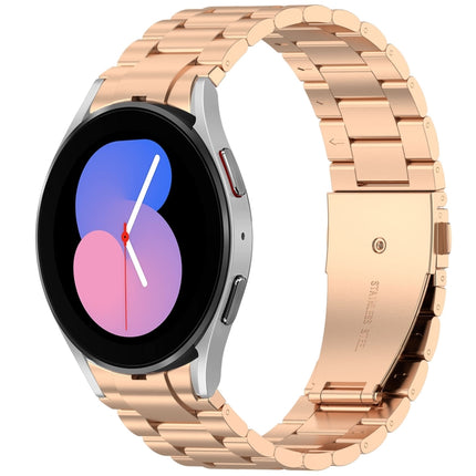Three Beads Button Quick Release Metal Watch Band, For Samsung Galaxy Watch FE 40mm, For Samsung Galaxy Watch 7 40 / 44mm, For Samsung Galaxy Watch 6 Classic 43 / 47mm, For Samsung Galaxy Watch 6  40 / 44mm, For Samsung Galaxy Watch 5 40 / 44mm        ... - DealBuddy