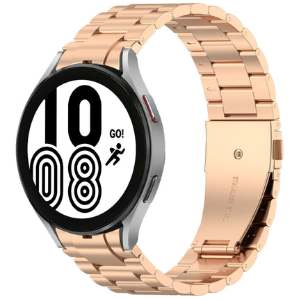 Three Beads Button Quick Release Metal Watch Band, For Samsung Galaxy Watch FE 40mm, For Samsung Galaxy Watch 7 40 / 44mm, For Samsung Galaxy Watch 6 Classic 43 / 47mm, For Samsung Galaxy Watch 6  40 / 44mm, For Samsung Galaxy Watch 5 40 / 44mm        ... - DealBuddy