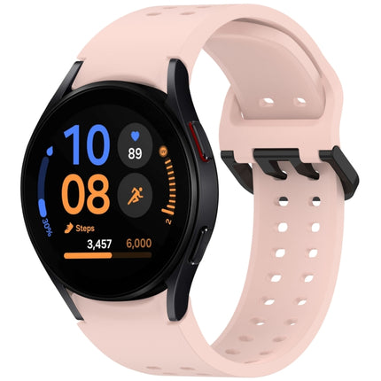 Diplopore Button Quick Release Silicone Watch Band, For Samsung Galaxy Watch FE 40mm, For Samsung Galaxy Watch 7 40 / 44mm, For Samsung Galaxy Watch 6 Classic 43 / 47mm, For Samsung Galaxy Watch 6 40 / 44mm, For Samsung Galaxy Watch 5 40 / 44mm        ...