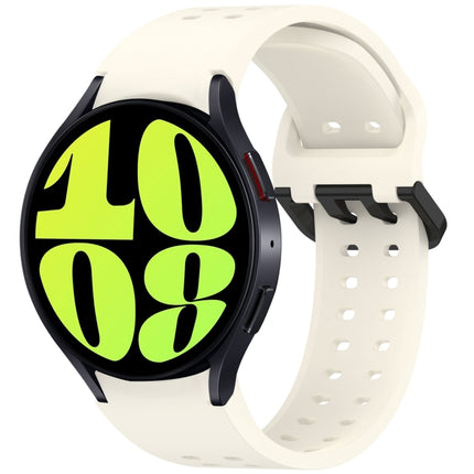 Diplopore Button Quick Release Silicone Watch Band, For Samsung Galaxy Watch FE 40mm, For Samsung Galaxy Watch 7 40 / 44mm, For Samsung Galaxy Watch 6 Classic 43 / 47mm, For Samsung Galaxy Watch 6 40 / 44mm, For Samsung Galaxy Watch 5 40 / 44mm        ...