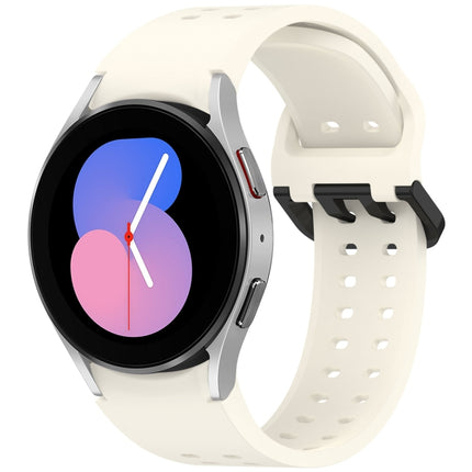 Diplopore Button Quick Release Silicone Watch Band, For Samsung Galaxy Watch FE 40mm, For Samsung Galaxy Watch 7 40 / 44mm, For Samsung Galaxy Watch 6 Classic 43 / 47mm, For Samsung Galaxy Watch 6 40 / 44mm, For Samsung Galaxy Watch 5 40 / 44mm        ...