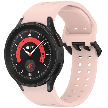 Diplopore Button Quick Release Silicone Watch Band, For Samsung Galaxy Watch FE 40mm, For Samsung Galaxy Watch 7 40 / 44mm, For Samsung Galaxy Watch 6 Classic 43 / 47mm, For Samsung Galaxy Watch 6 40 / 44mm, For Samsung Galaxy Watch 5 40 / 44mm        ...