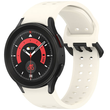 Diplopore Button Quick Release Silicone Watch Band, For Samsung Galaxy Watch FE 40mm, For Samsung Galaxy Watch 7 40 / 44mm, For Samsung Galaxy Watch 6 Classic 43 / 47mm, For Samsung Galaxy Watch 6 40 / 44mm, For Samsung Galaxy Watch 5 40 / 44mm        ...