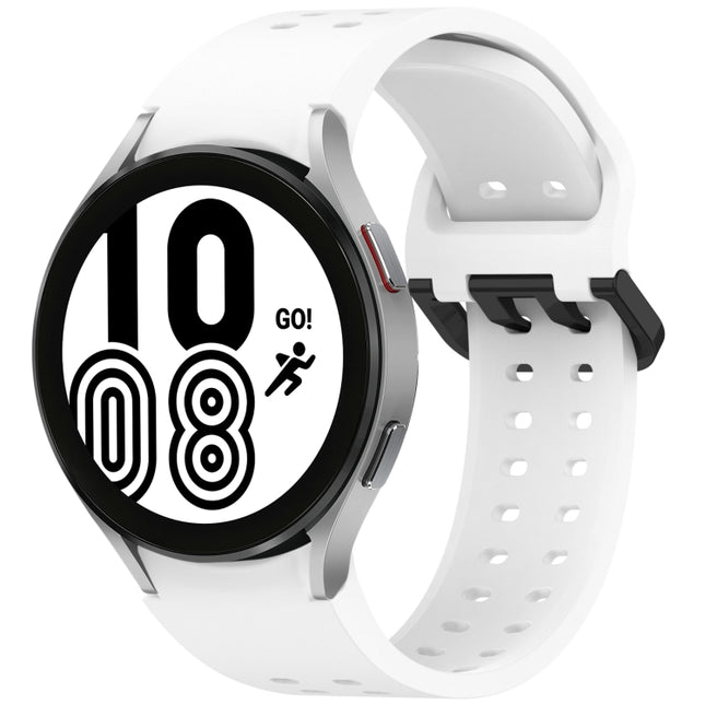 Diplopore Button Quick Release Silicone Watch Band