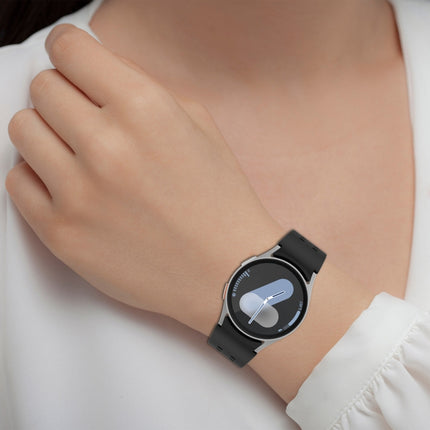 Diplopore Button Quick Release Silicone Watch Band, For Samsung Galaxy Watch 4 40 / 44mm, For Samsung Galaxy Watch 4 Classic 42 / 46mm - DealBuddy