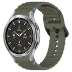 For Samsung Galaxy Watch 4 Classic 42 / 46mm / Army Green