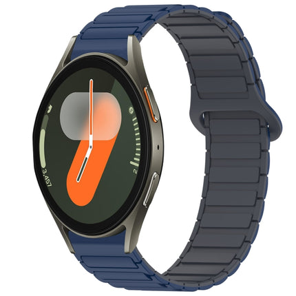 Dual Color Magnetic Buckle Silicone Watch Band, For Samsung Galaxy Watch 7 40 / 44mm - DealBuddy