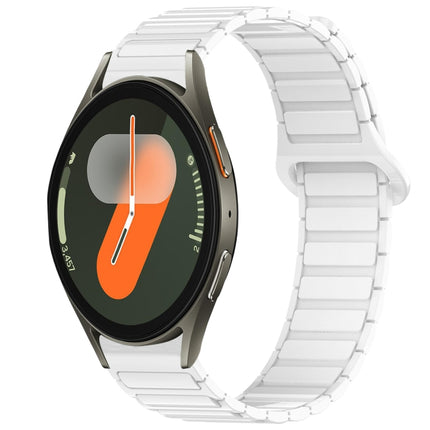 Dual Color Magnetic Buckle Silicone Watch Band, For Samsung Galaxy Watch 7 40 / 44mm - DealBuddy