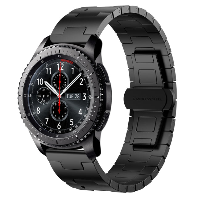 Titanium Alloy 22mm Metal Watch Band, For Samsung Galaxy Gear S3 Frontier, For Samsung Galaxy Watch 3 45mm, For Samsung Galaxy Gear S3 Classic, For Samsung Galaxy Watch 46mm - DealBuddy