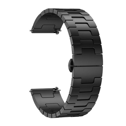 Titanium Alloy 22mm Metal Watch Band, For Samsung Galaxy Gear S3 Frontier, For Samsung Galaxy Watch 3 45mm, For Samsung Galaxy Gear S3 Classic, For Samsung Galaxy Watch 46mm - DealBuddy