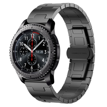 Titanium Alloy 22mm Metal Watch Band, For Samsung Galaxy Gear S3 Frontier, For Samsung Galaxy Watch 3 45mm, For Samsung Galaxy Gear S3 Classic, For Samsung Galaxy Watch 46mm - DealBuddy