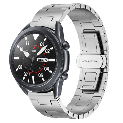 Titanium Alloy 22mm Metal Watch Band, For Samsung Galaxy Gear S3 Frontier, For Samsung Galaxy Watch 3 45mm, For Samsung Galaxy Gear S3 Classic, For Samsung Galaxy Watch 46mm - DealBuddy