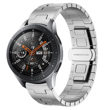 Titanium Alloy 22mm Metal Watch Band, For Samsung Galaxy Gear S3 Frontier, For Samsung Galaxy Watch 3 45mm, For Samsung Galaxy Gear S3 Classic, For Samsung Galaxy Watch 46mm - DealBuddy