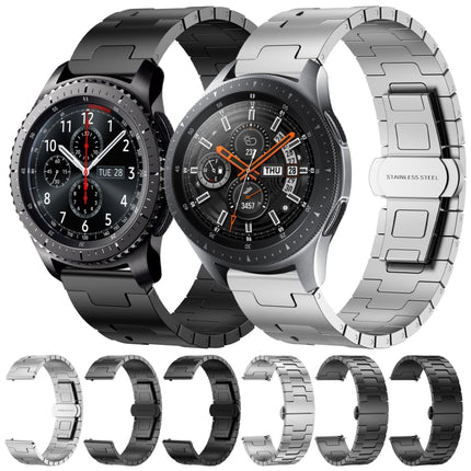 Titanium Alloy 22mm Metal Watch Band, For Samsung Galaxy Gear S3 Frontier, For Samsung Galaxy Watch 3 45mm, For Samsung Galaxy Gear S3 Classic, For Samsung Galaxy Watch 46mm - DealBuddy