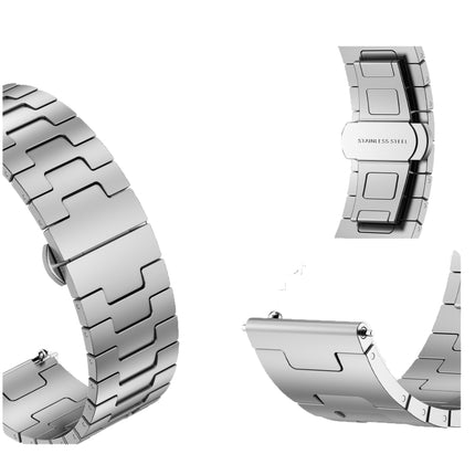 Titanium Alloy 22mm Metal Watch Band, For Samsung Galaxy Gear S3 Frontier, For Samsung Galaxy Watch 3 45mm, For Samsung Galaxy Gear S3 Classic, For Samsung Galaxy Watch 46mm - DealBuddy