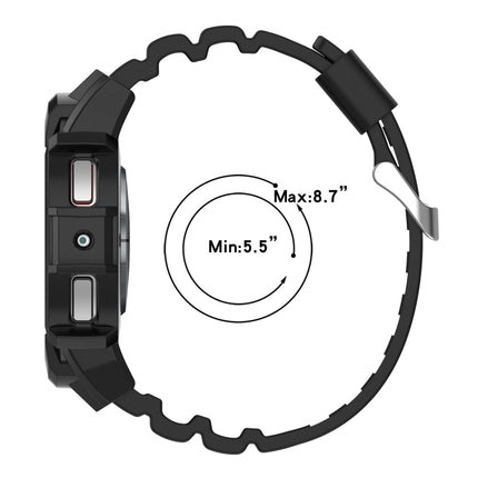 Armor Silicone Watch Band with Watch Case Set