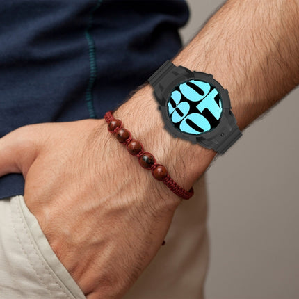 Armor Silicone Watch Band with Watch Case Set, For Samsung Galaxy Watch 7 44mm, For Samsung Galaxy Watch 7 40mm - DealBuddy