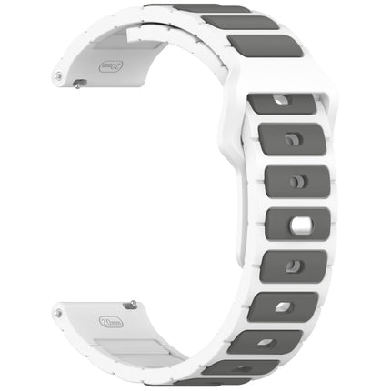 Two Color I-Shaped Silicone Watch Band, For Samsung Galaxy Watch 20mm, For Samsung Galaxy Watch 22mm - DealBuddy