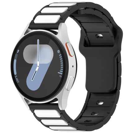Two Color I-Shaped Silicone Watch Band, For Samsung Galaxy Watch 20mm, For Samsung Galaxy Watch 22mm - DealBuddy