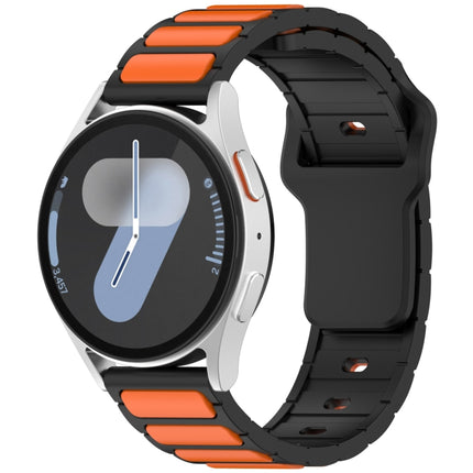 Two Color I-Shaped Silicone Watch Band, For Samsung Galaxy Watch 20mm, For Samsung Galaxy Watch 22mm - DealBuddy