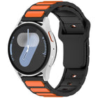 Two Color I-Shaped Silicone Watch Band, For Samsung Galaxy Watch 20mm, For Samsung Galaxy Watch 22mm - DealBuddy