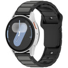 Two Color I-Shaped Silicone Watch Band, For Samsung Galaxy Watch 20mm, For Samsung Galaxy Watch 22mm - DealBuddy