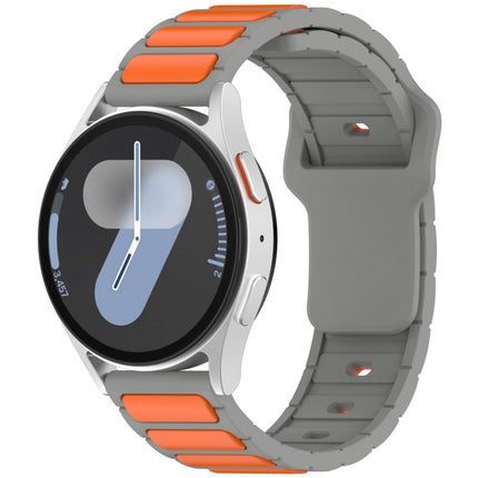 Two Color I-Shaped Silicone Watch Band