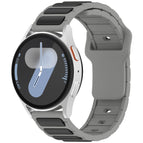 For Samsung Galaxy Watch 20mm / Gray + Black