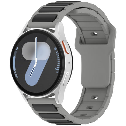 Two Color I-Shaped Silicone Watch Band, For Samsung Galaxy Watch 20mm, For Samsung Galaxy Watch 22mm - DealBuddy