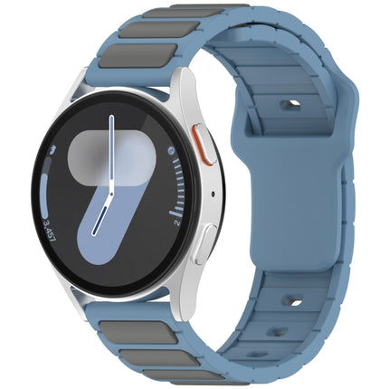 Two Color I-Shaped Silicone Watch Band, For Samsung Galaxy Watch 20mm, For Samsung Galaxy Watch 22mm - DealBuddy