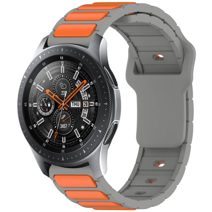 Two Color I-Shaped Silicone Watch Band, For Samsung Galaxy Watch 20mm, For Samsung Galaxy Watch 22mm - DealBuddy