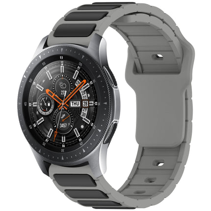 Two Color I-Shaped Silicone Watch Band, For Samsung Galaxy Watch 20mm, For Samsung Galaxy Watch 22mm - DealBuddy