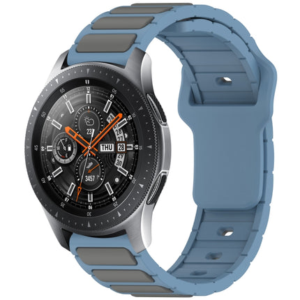 Two Color I-Shaped Silicone Watch Band, For Samsung Galaxy Watch 20mm, For Samsung Galaxy Watch 22mm - DealBuddy