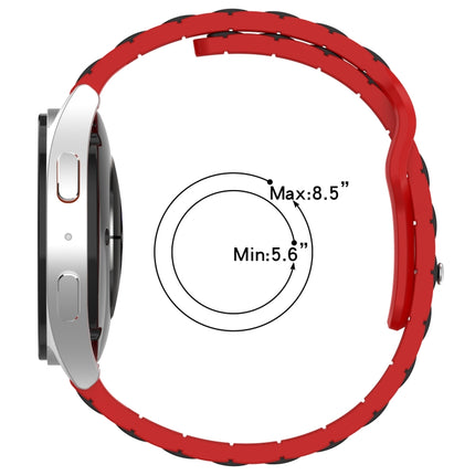 Two Color I-Shaped Silicone Watch Band